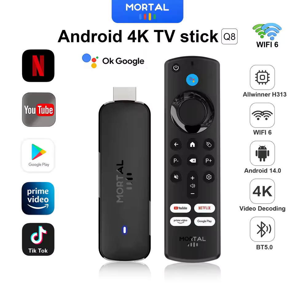 Android TV Stick Mortal Q8